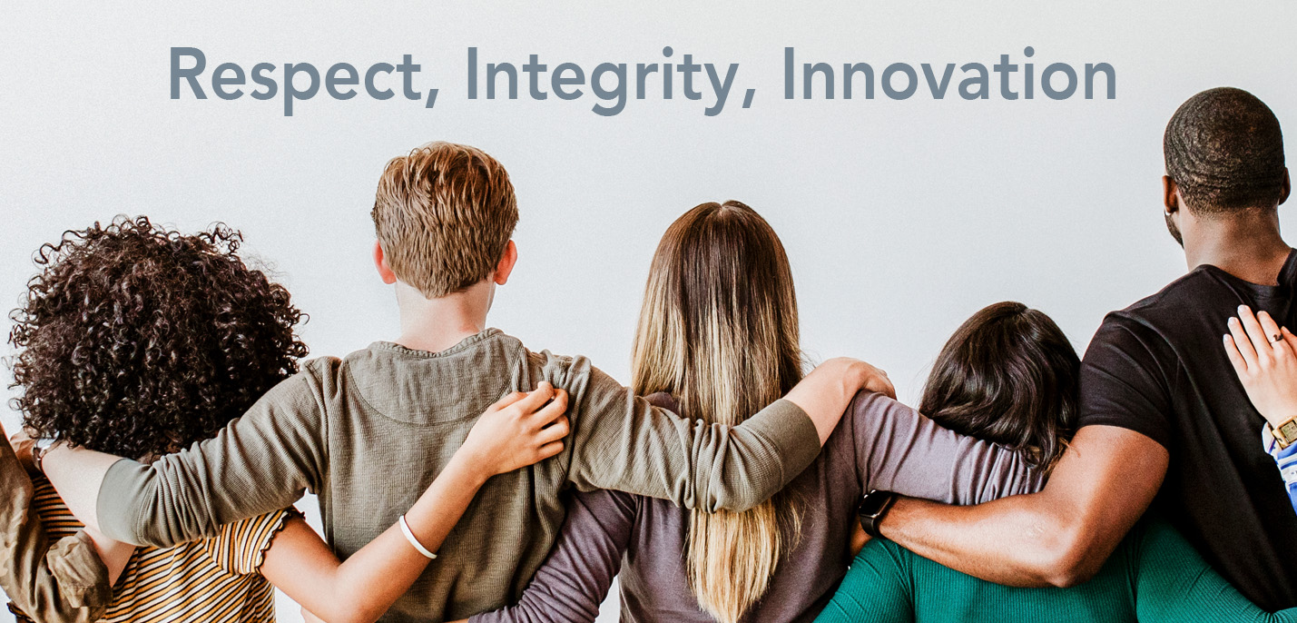 Respect Integrity Innovation - Tandia Values